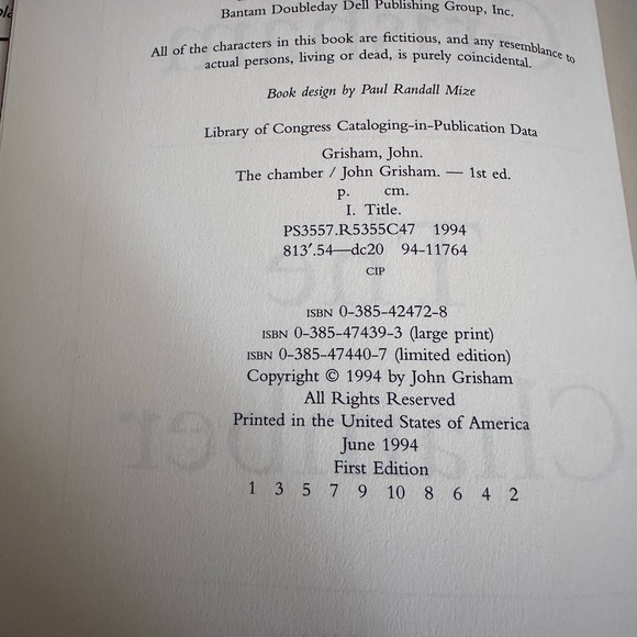 3 John Grisham Hardcover Books The Pelican Brief The Chamber The Runaway Jury - Picture 8 of 9